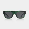 A. Kjaerbede Agnes Sunglasses - Dark Green Trans | Glasses