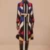 Farm Rio Amanda Stripes Midi Dress | Dresses