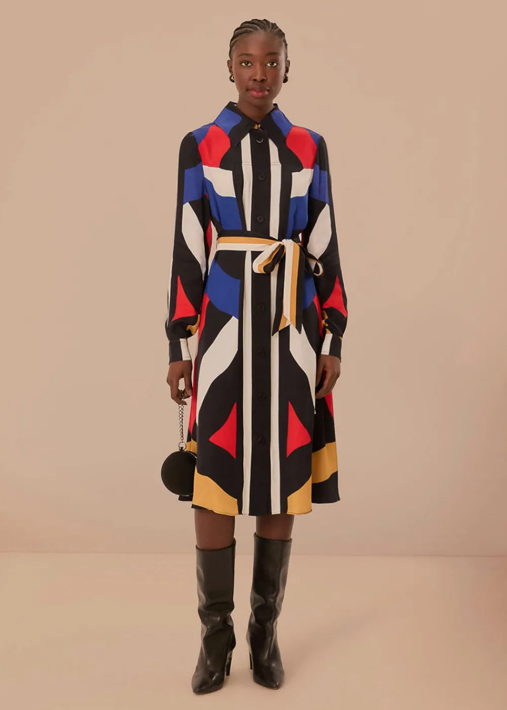 amanda_stripes_midi_dress_0.webp Farm Rio Amanda Stripes Midi Dress | Dresses