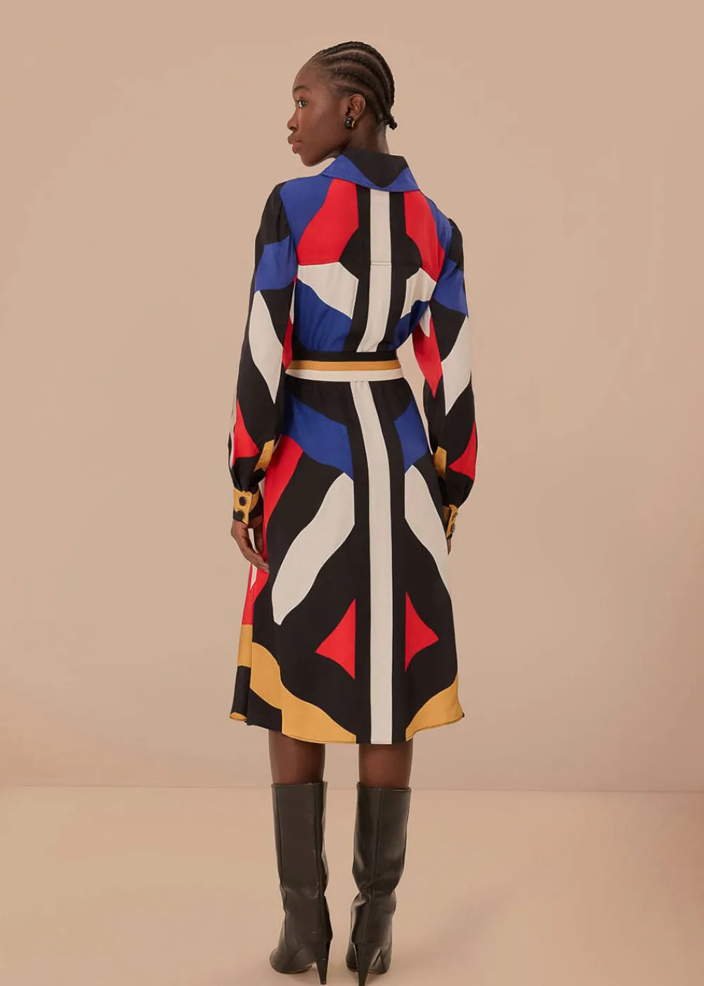 amanda_stripes_midi_dress_1.webp Farm Rio Amanda Stripes Midi Dress | Dresses