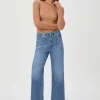 Paige Anessa Wide Leg Jean - Sunnie Distressed | Jeans