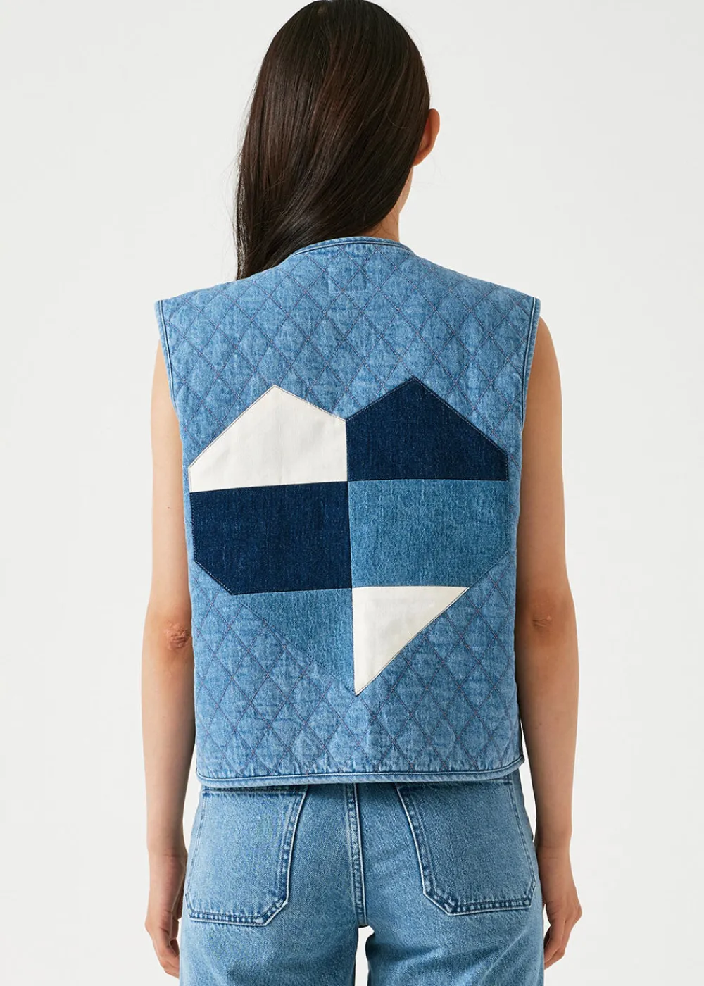 aria_vest__rodeo_vintage_5.webp Seventy + Mochi Aria Vest - Rodeo Vintage | Coats & Jackets