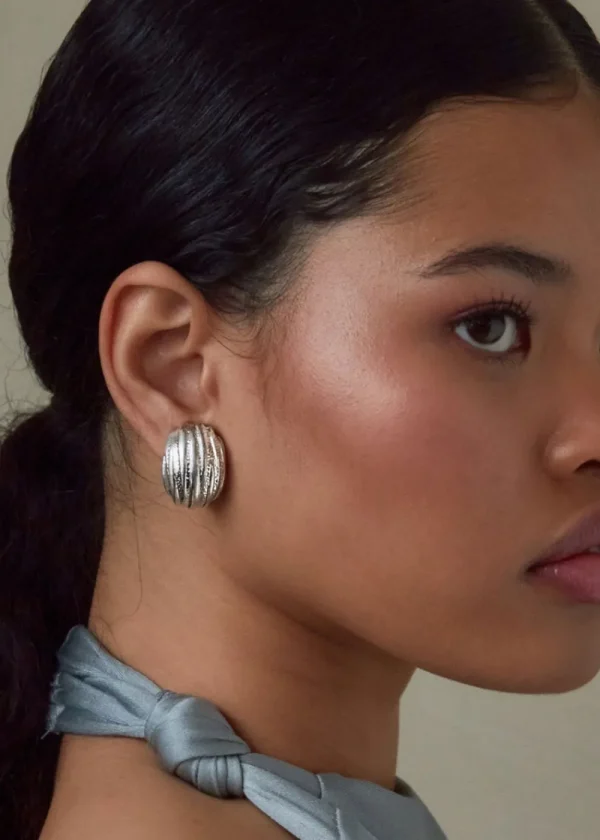Alona Athena Earrings - Silver | Earrings