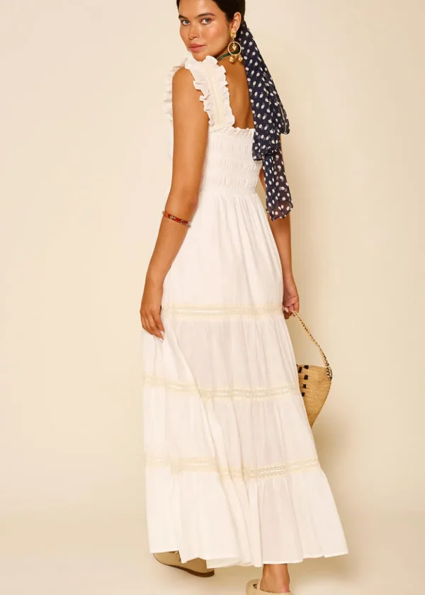 Rixo Aubrie Dress - Ivory | Dresses