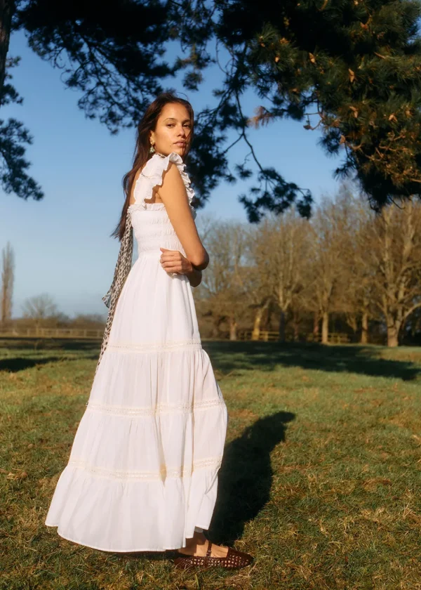 Rixo Aubrie Dress - Ivory | Dresses