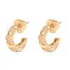 Talis Chains Baguette Huggies - Cubic Zirconia | Earrings