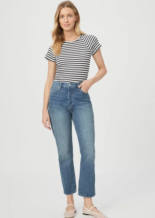 Paige Billy Crop Straight Jean | Jeans