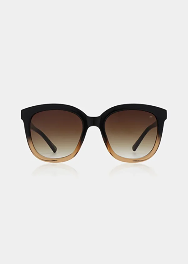 A. Kjaerbede Billy Sunglasses - Black / Brown | Glasses
