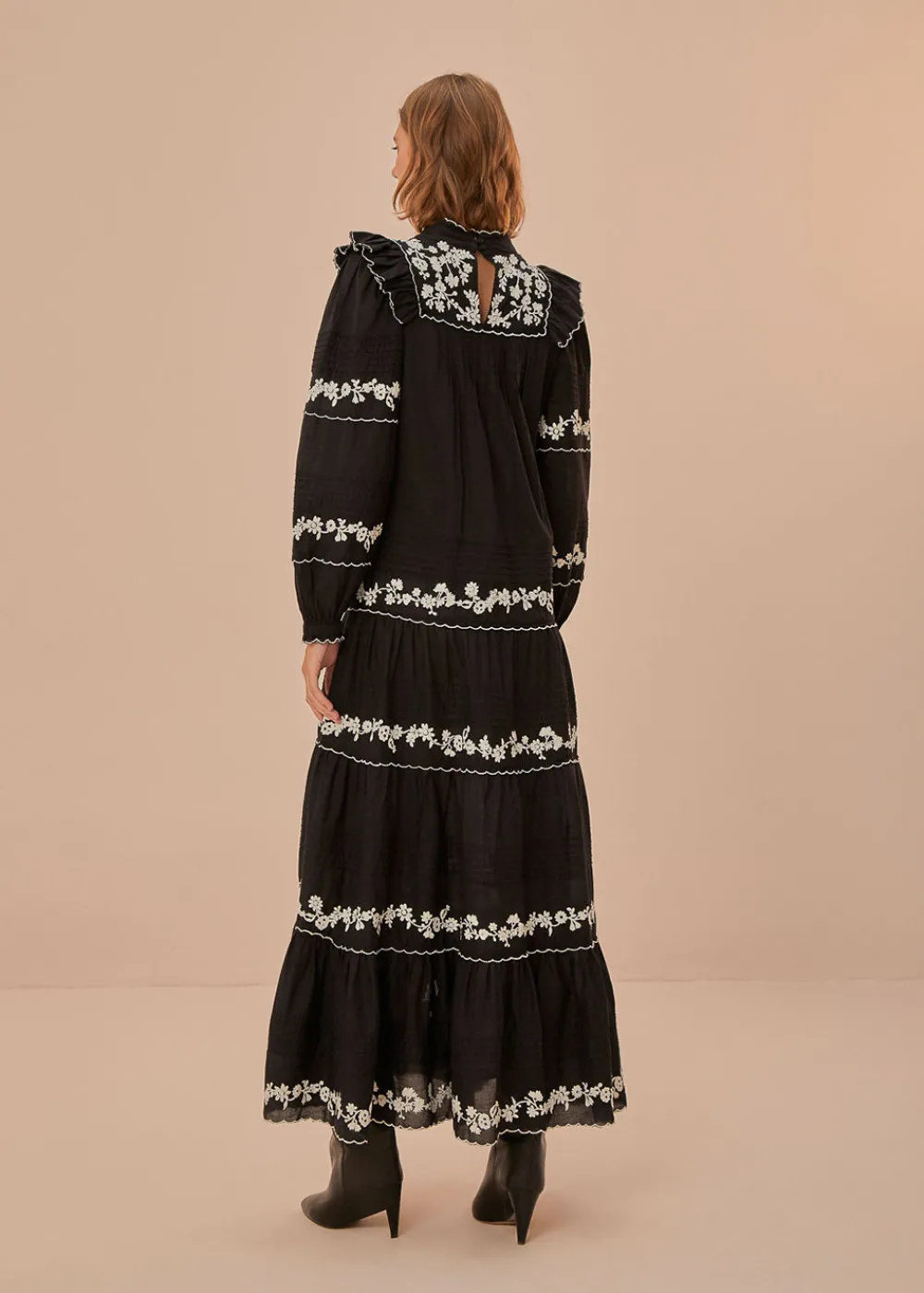 black_amp_white_embroider_1.webp Farm Rio Black & White Embroidered Maxi Dress | Dresses