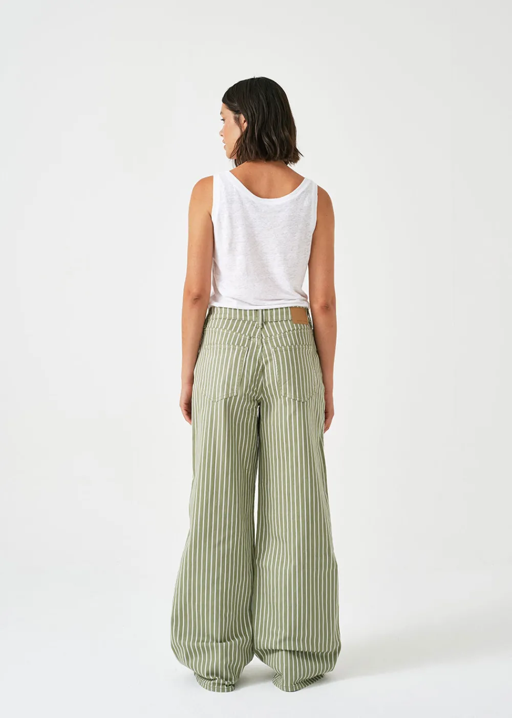 blake_jean__vintage_moss_1.webp Seventy + Mochi Blake Jean - Vintage Moss | Jeans