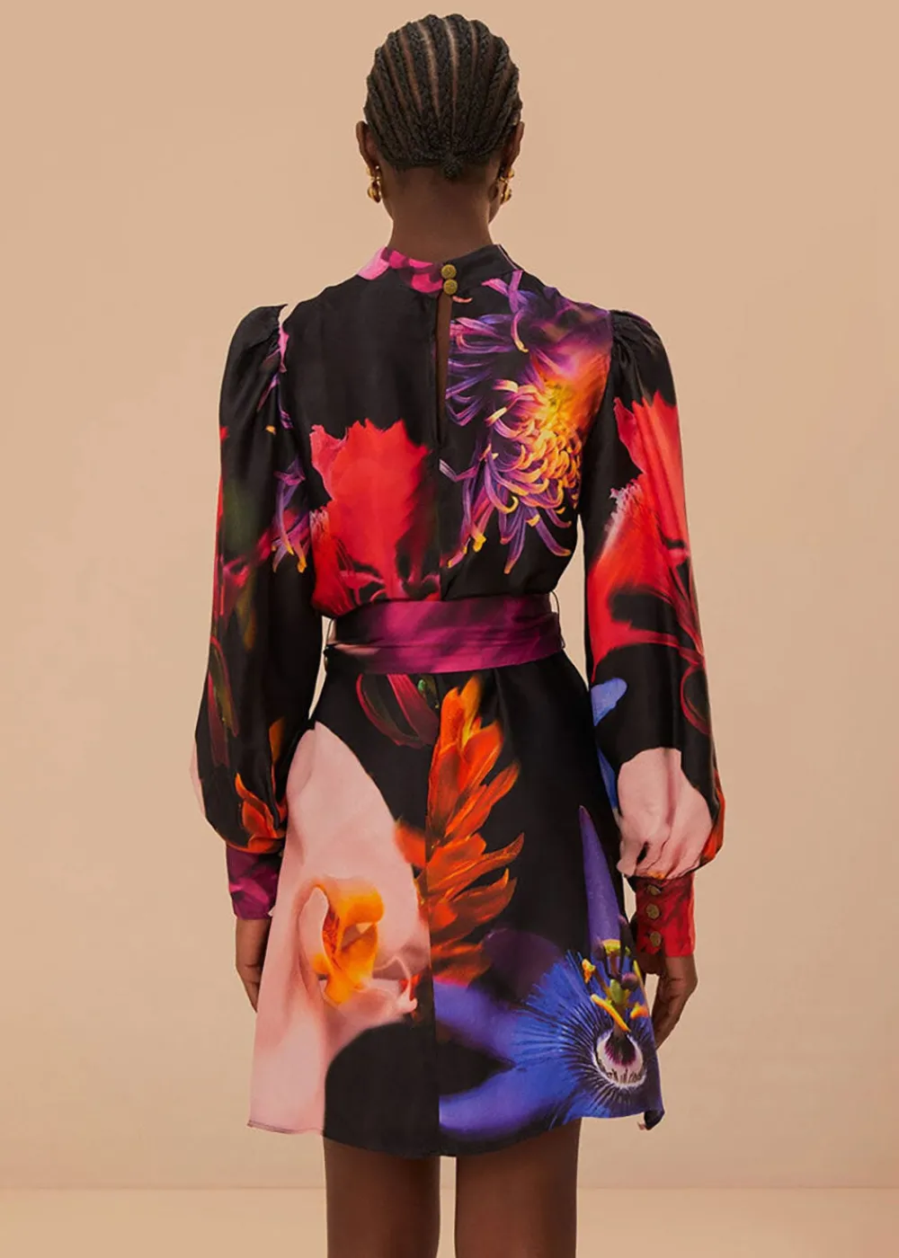 blurry_floral_mini_dress_2.webp Farm Rio Blurry Floral Mini Dress | Dresses