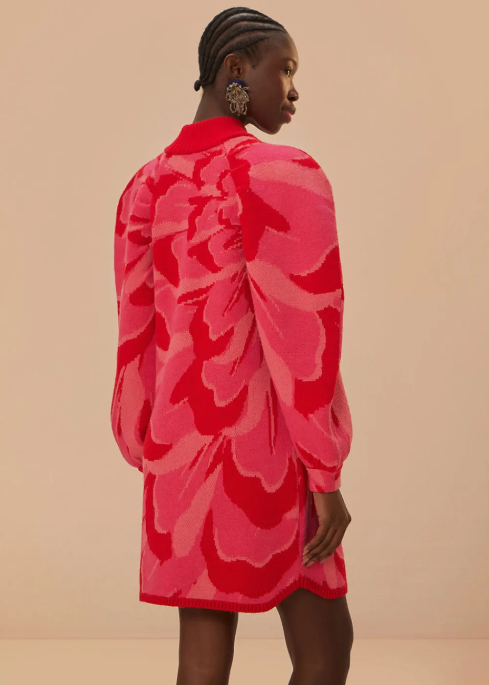 bold_flower_knit_dress_1.webp Farm Rio Bold Flower Knit Dress | Dresses