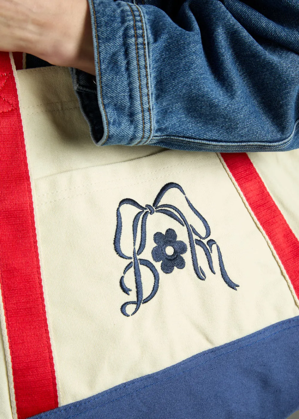 canvas_tote_bag_with_embr_2.webp Damson Madder Canvas Tote Bag With Embroidery | Bags