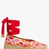 Castaner - Gea Canvas Flat Espadrille Sandals, Rosa | Sandals