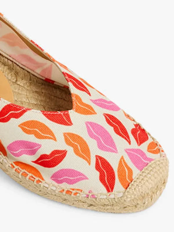 Castaner - Gea Canvas Flat Espadrille Sandals, Rosa | Sandals