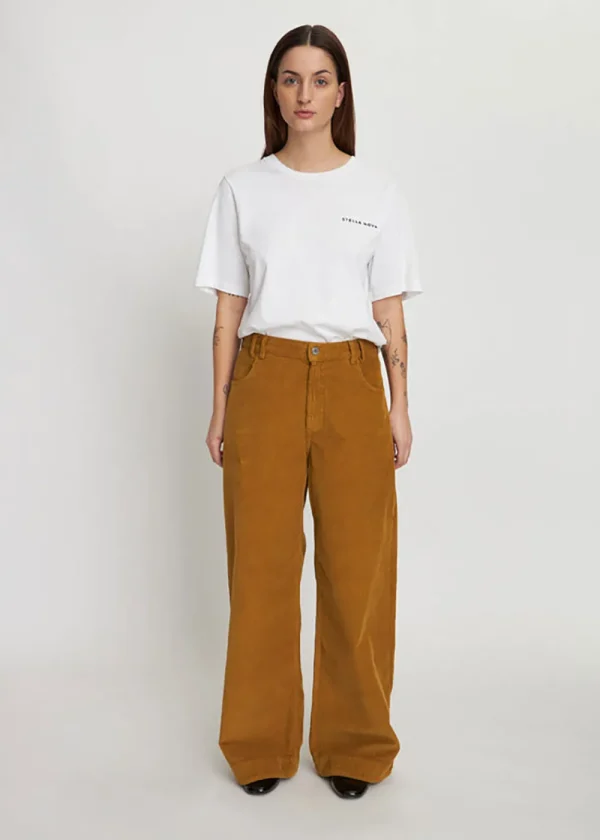 Stella Nova Corduroy Pants - Dusty Moss | Trousers