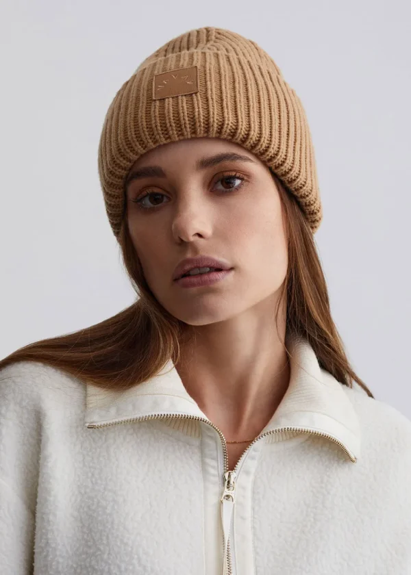 Varley Cresta Rib Beanie - Sand | Hats