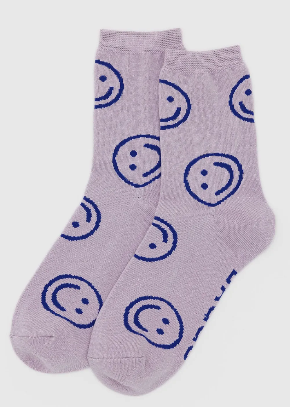 crew_sock__dusty_pink_hap_0.webp BAGGU Crew Sock - Dusty Pink Happy | Socks
