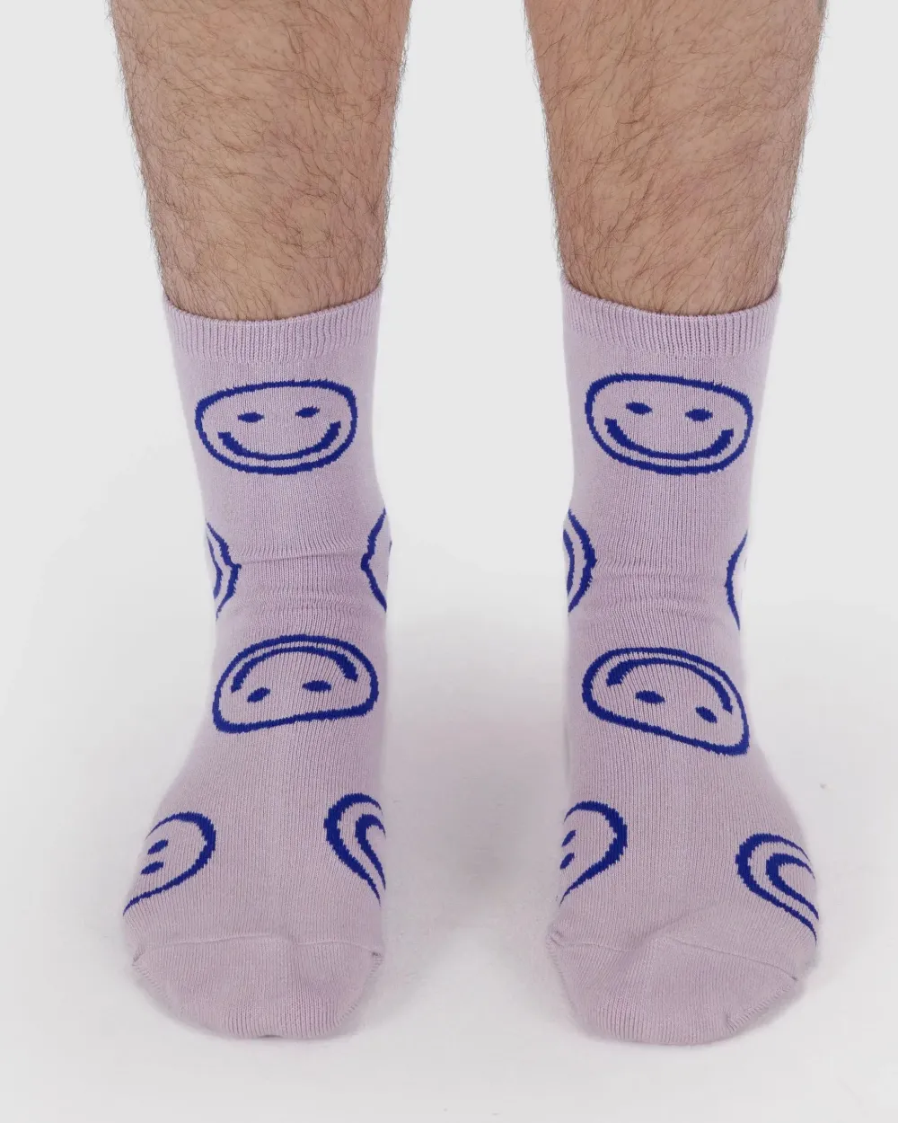 crew_sock__dusty_pink_hap_1.webp BAGGU Crew Sock - Dusty Pink Happy | Socks