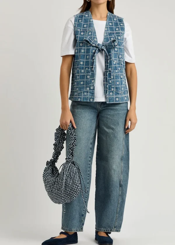 Damson Madder Dilly Vest - Broderie | Coats & Jackets