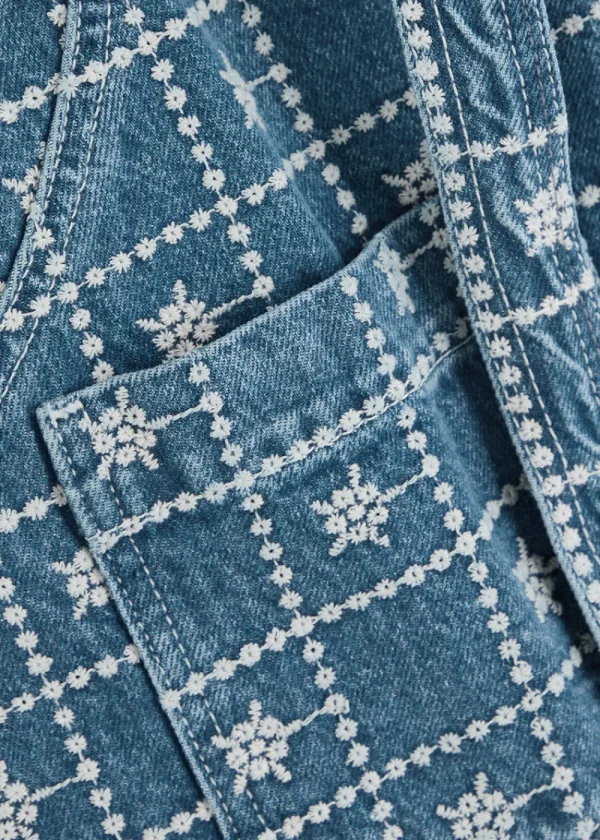 Damson Madder Dilly Vest - Broderie | Coats & Jackets