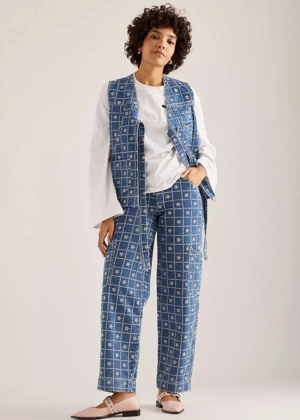Damson Madder Drew Jeans - Broderie | Jeans