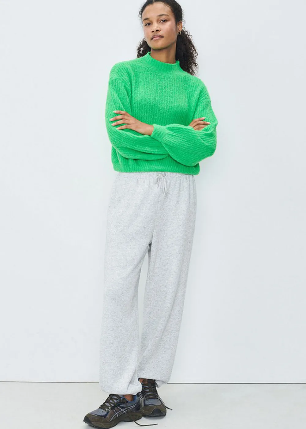 east_jumper__fluo_frog_5.webp American Vintage East Jumper - Fluo Frog | Knitwear
