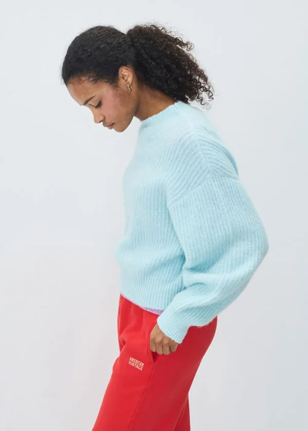 American Vintage East Jumper - Melange Crystal | Knitwear