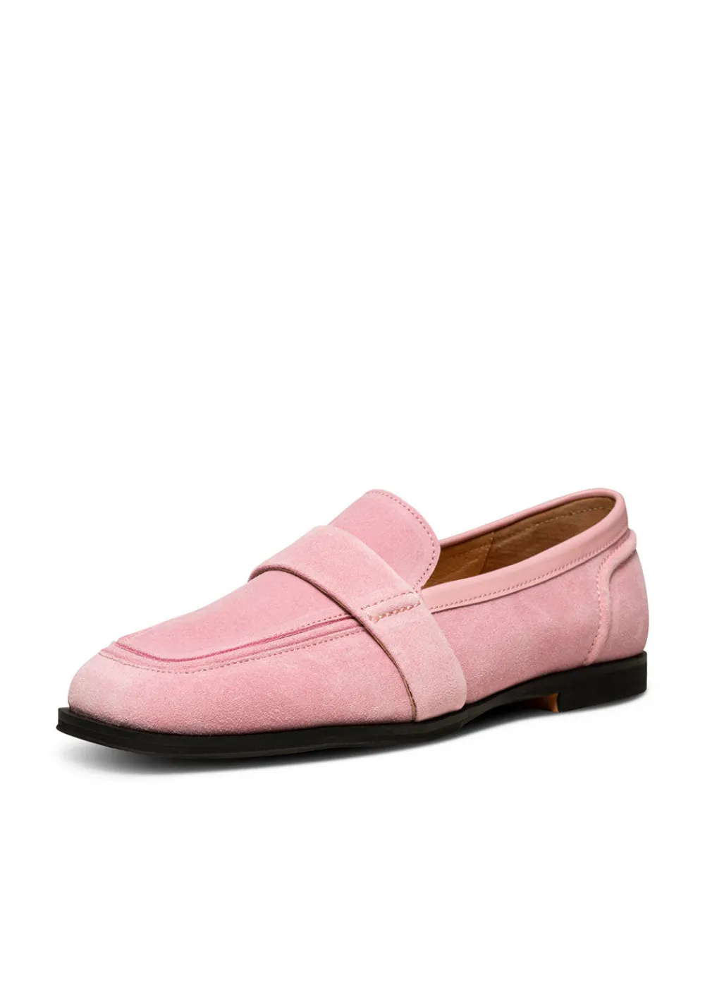 erika_saddle_loafer__soft_1.webp Shoe The Bear Erika Saddle Loafer - Soft Pink | Shoes