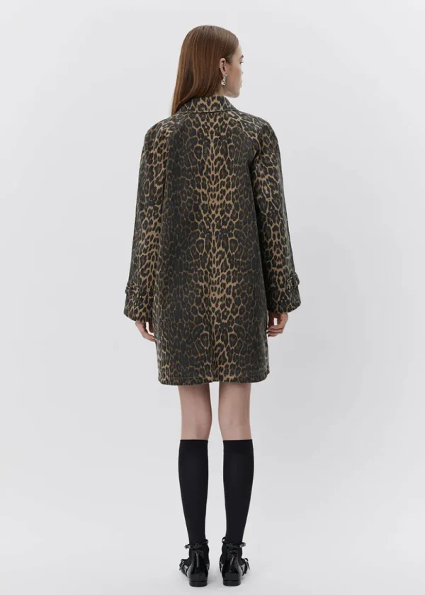 Sofie Schnoor Filipasw Coat - Light Brown Leopard | Coats & Jackets