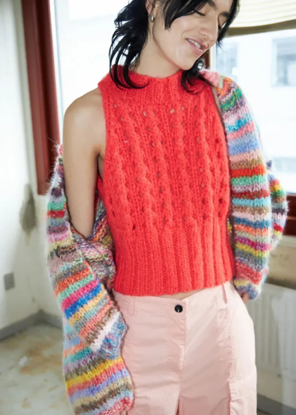 Dawn X Dare Gabi Cardigan - Multi Stripe | Knitwear
