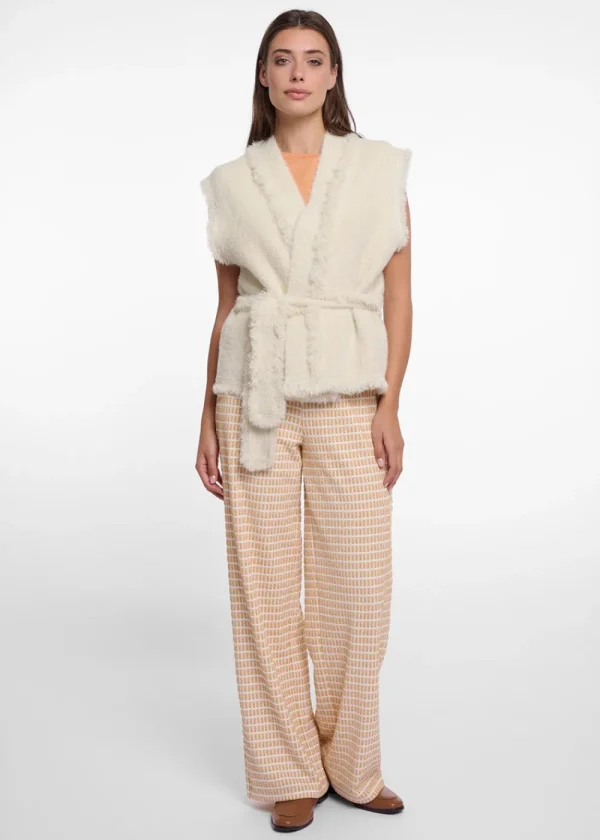 Rino & Pelle Gamila Waistcoat - Birch | Coats & Jackets