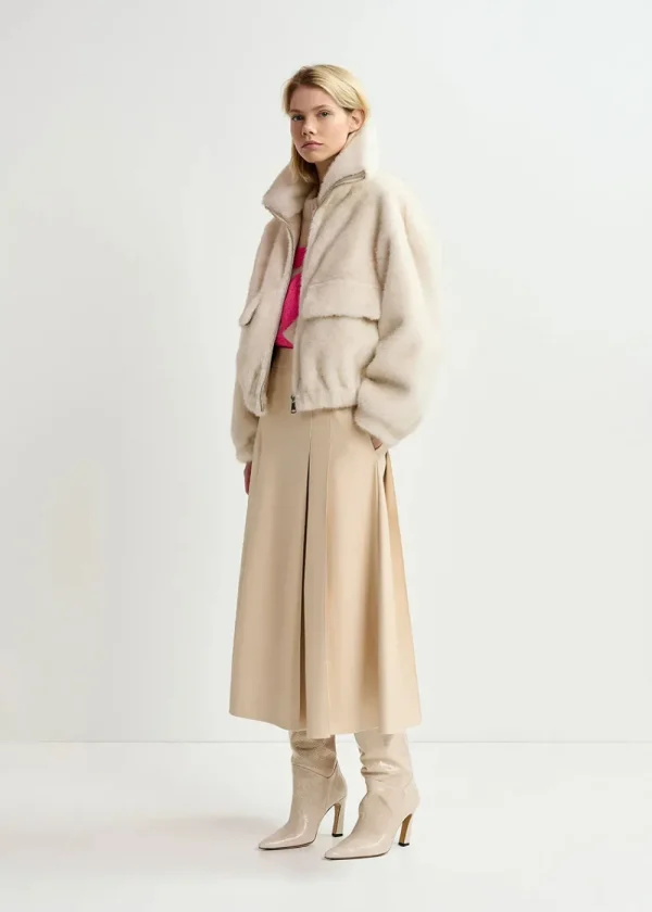 Essentiel Antwerp Geeuw Skirt - Ecru | Skirts