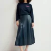 Essentiel Antwerp Geeuw Skirt - Navy | Skirts