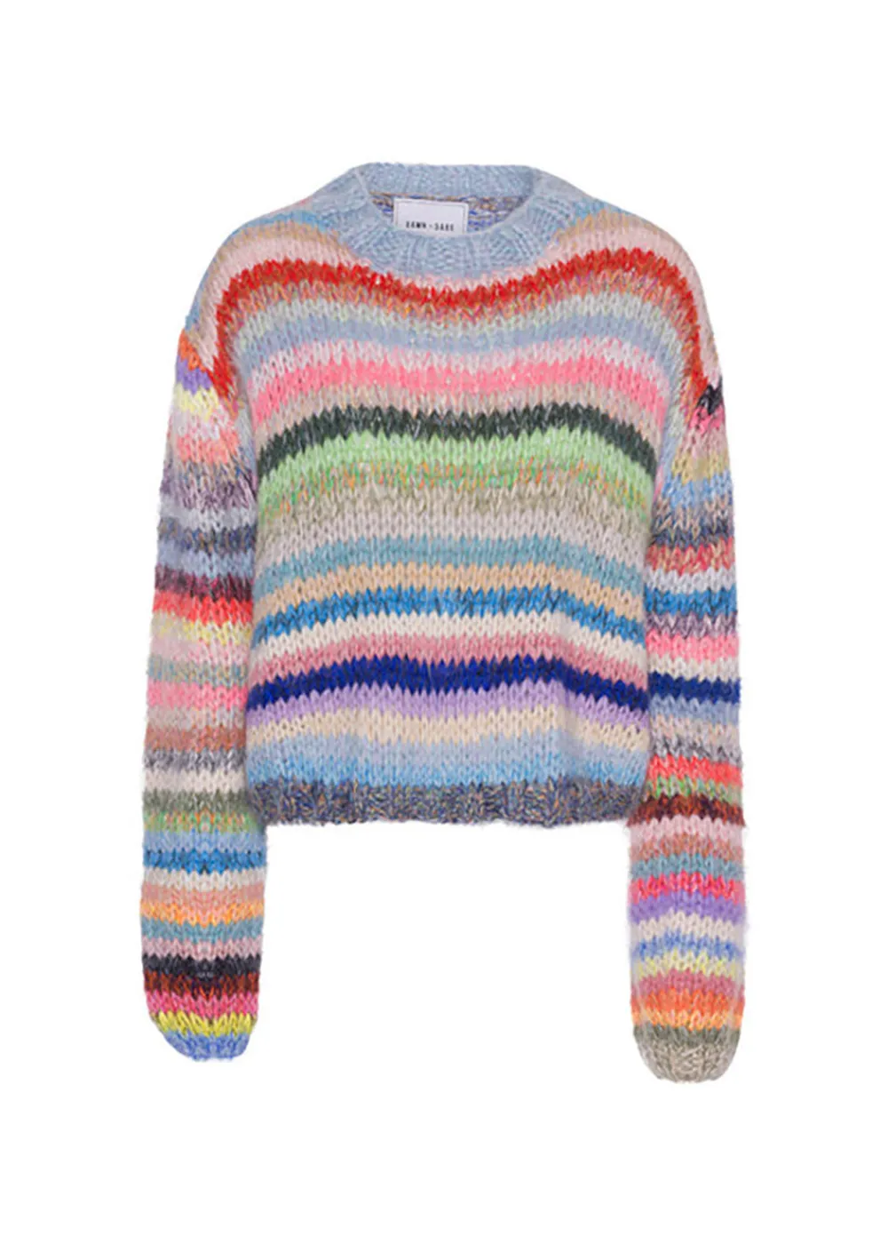 genova_crewneck__multi_st_0.webp Dawn X Dare Genova Crewneck - Multi Stripe | Knitwear