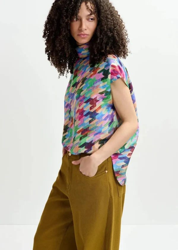 Essentiel Antwerp Geraldine Silk Top | Tops