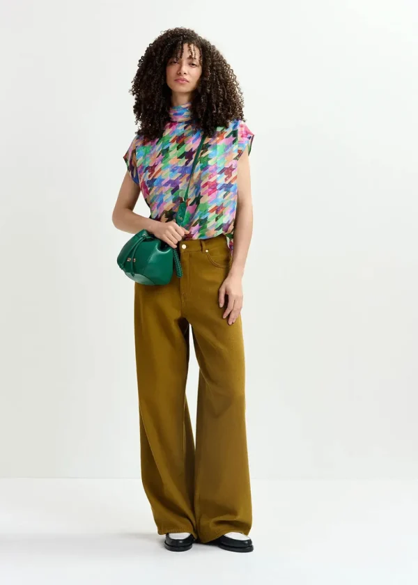 Essentiel Antwerp Geraldine Silk Top | Tops