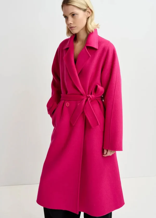 Essentiel Antwerp Gimply Wool Coat | Knitwear