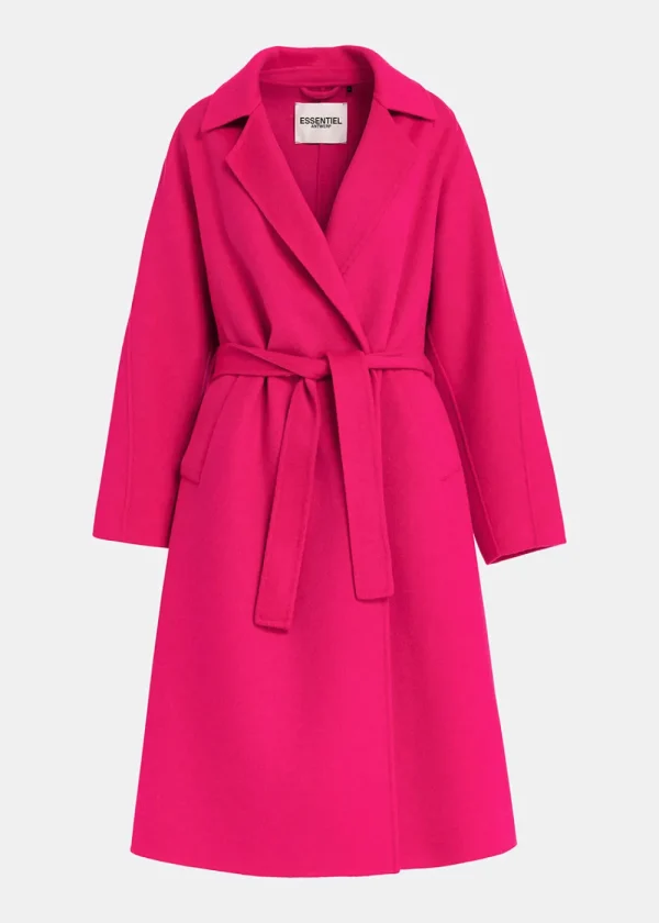 Essentiel Antwerp Gimply Wool Coat | Knitwear