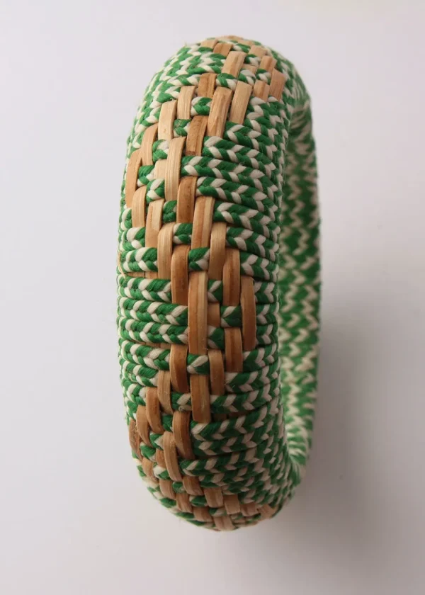 Cardomon Green and Natural Bangle | Bracelets