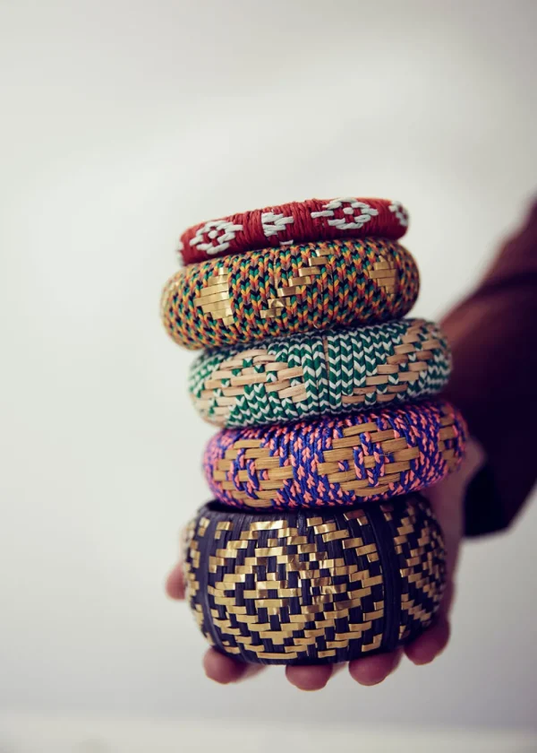 Cardomon Green and Natural Bangle | Bracelets