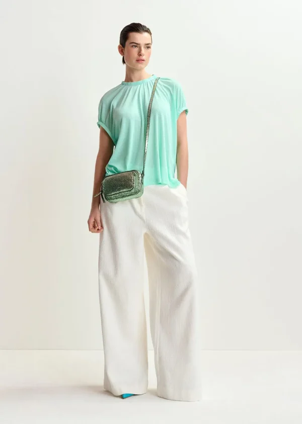 Essentiel Antwerp Hamen Metallic Shoulder Bag - Green | Bags