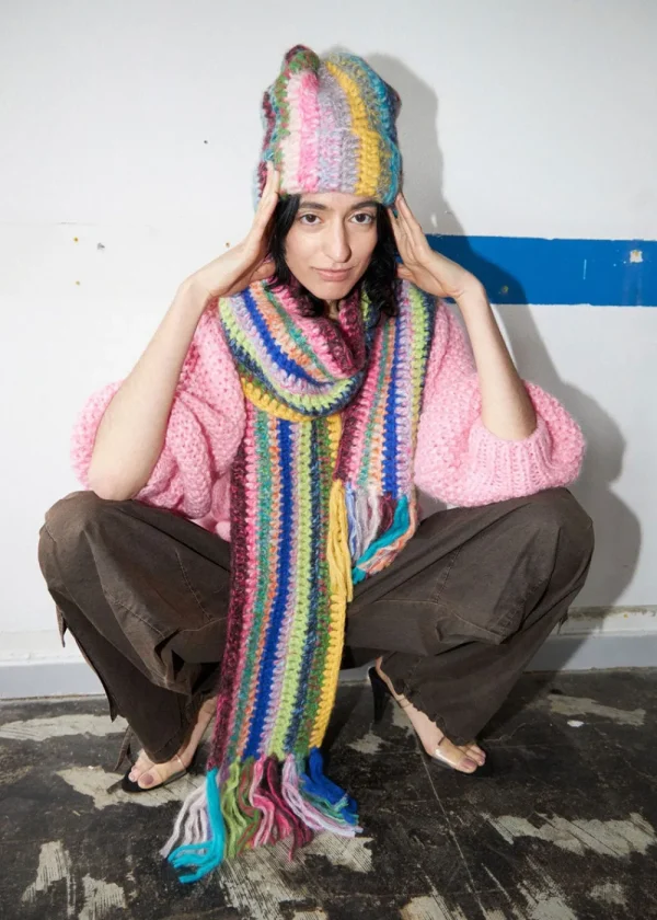 Dawn X Dare Hand Knit Beanie | Knitwear