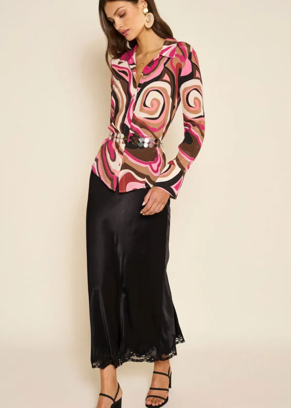 Rixo Havan Silk Shirt | Tops