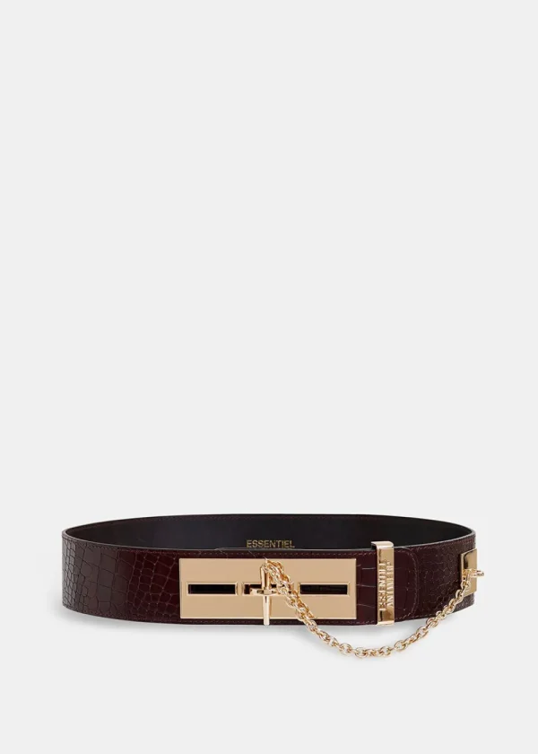 Essentiel Antwerp Havannah Belt - Dark Brown | Belts