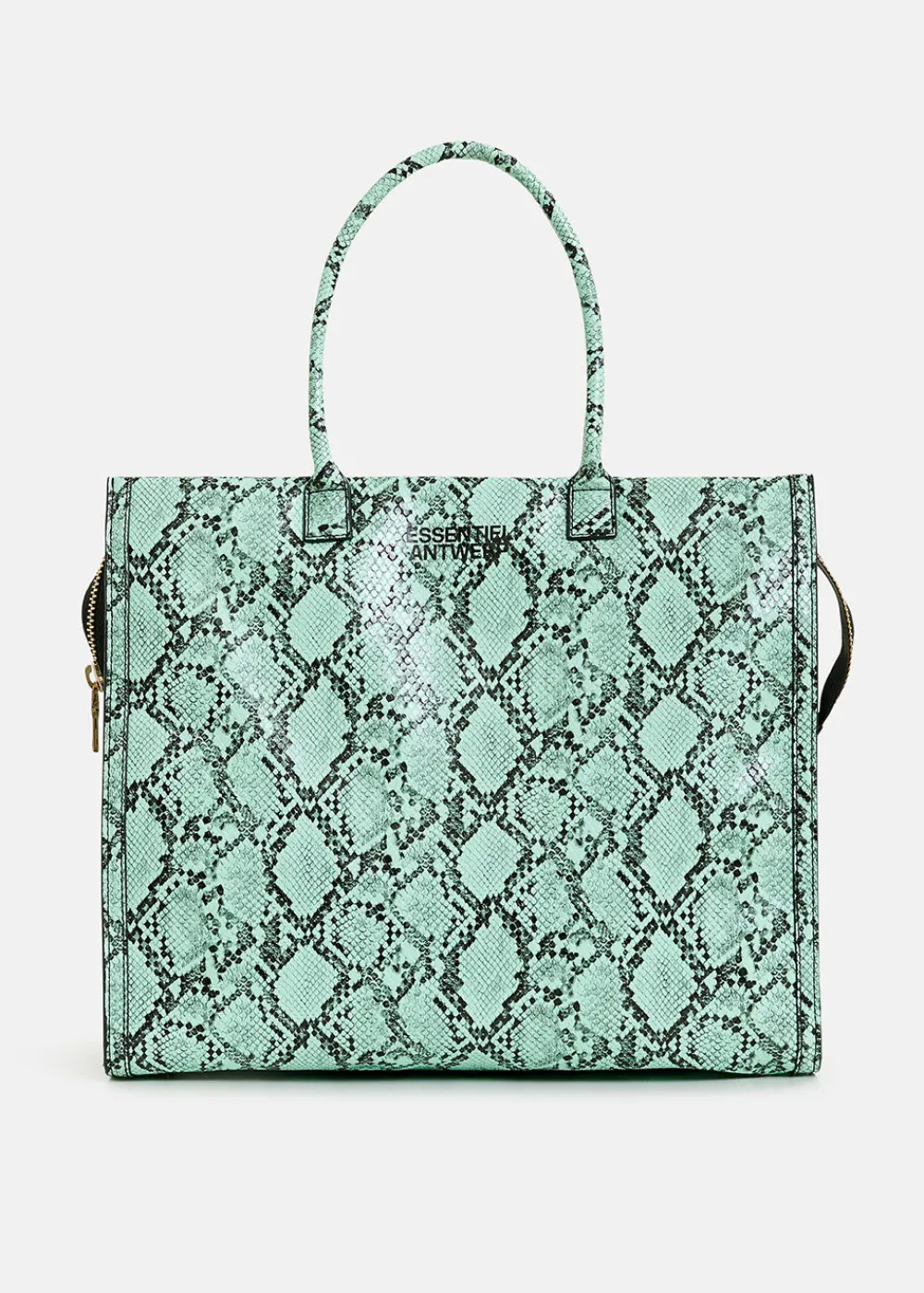 hegan_snake_print_shopper_0.webp Essentiel Antwerp Hegan Snake Print Shopper Bag | Bags