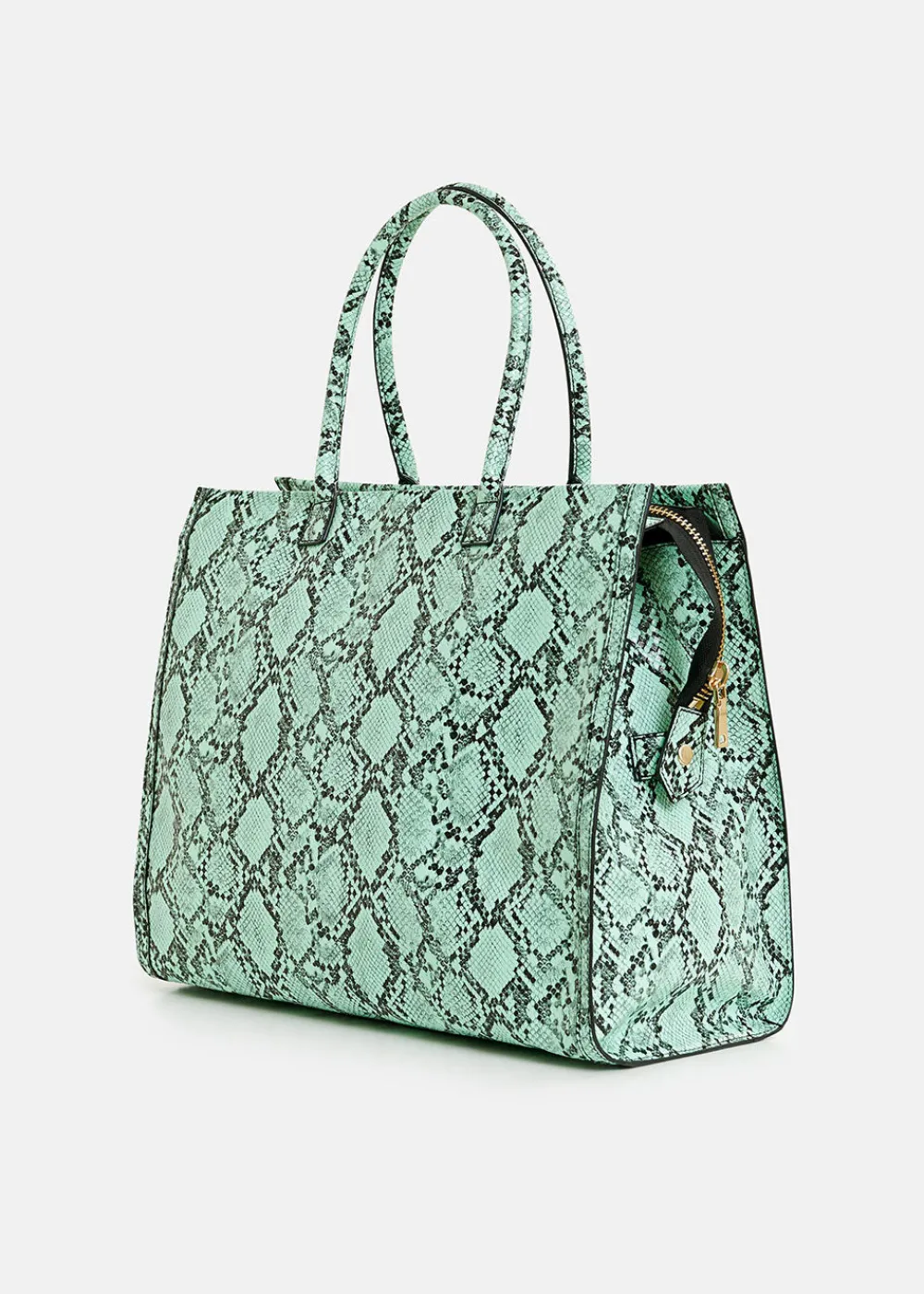 hegan_snake_print_shopper_1.webp Essentiel Antwerp Hegan Snake Print Shopper Bag | Bags