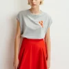 Essentiel Antwerp Hobster T-Shirt - Grey | Tops