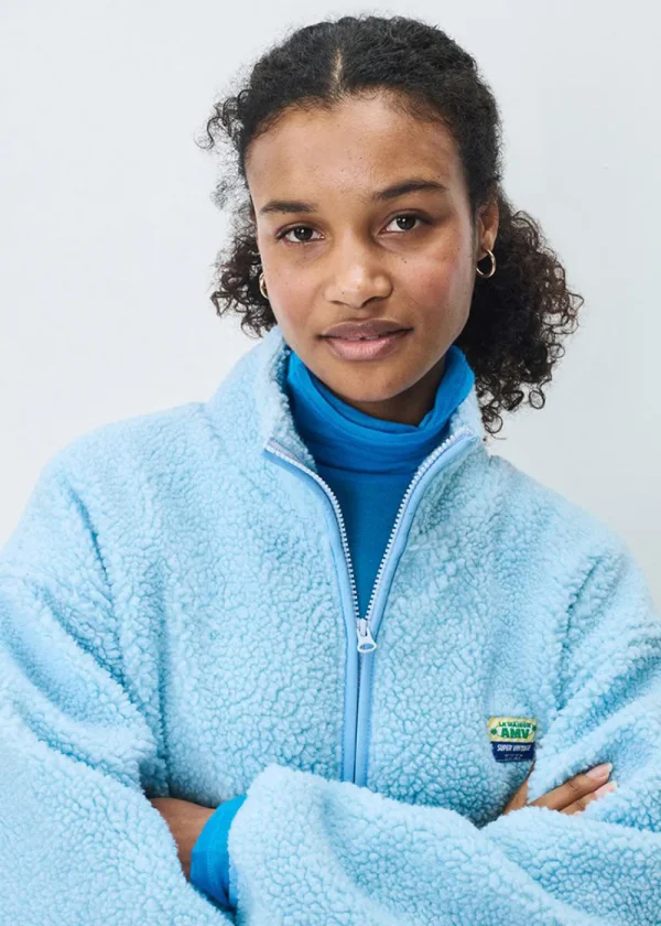 American Vintage Hoktown Jacket - Polar Blue | Coats & Jackets