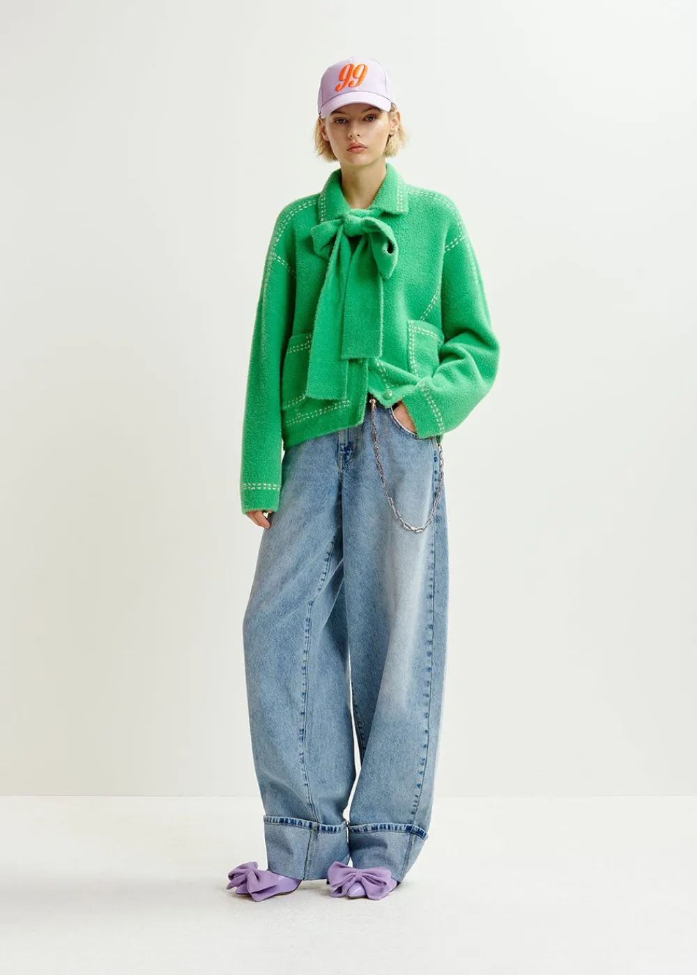 hoops_stitch_knit__green_3.webp Essentiel Antwerp Hoops Stitch Knit - Green | Knitwear